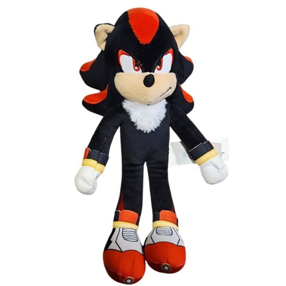 Sonic The Hedgehog 3 Movie Shadow 9" Plush JAKKS Pacific SEGA 2025